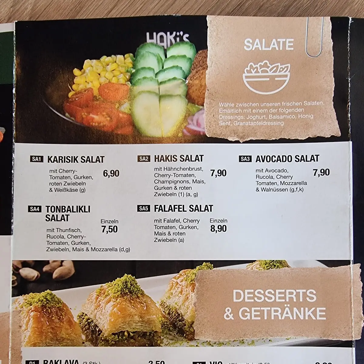 Speisekarte photo 2