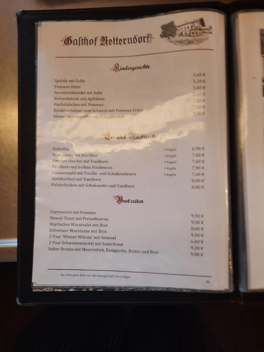 Speisekarte photo 2