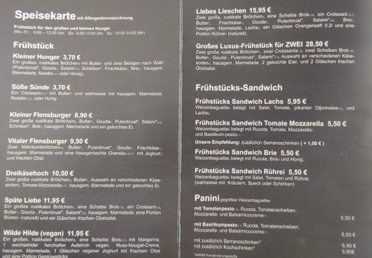 Speisekarte photo 3