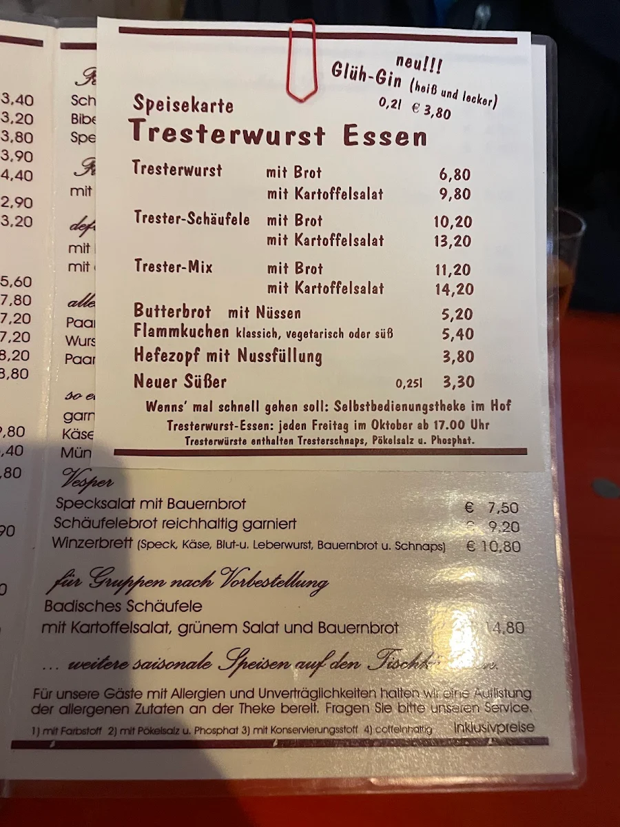 Speisekarte photo 1
