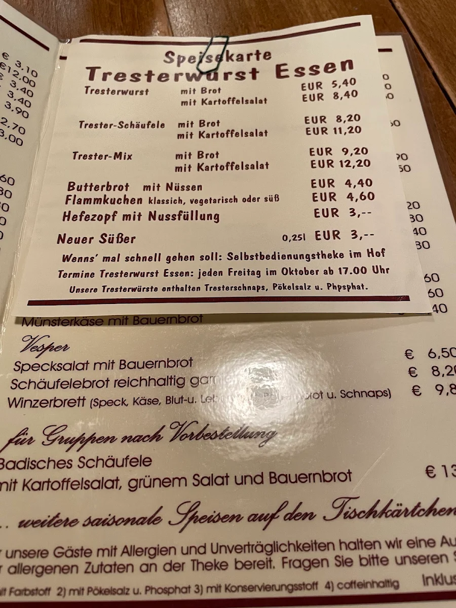 Speisekarte photo 2