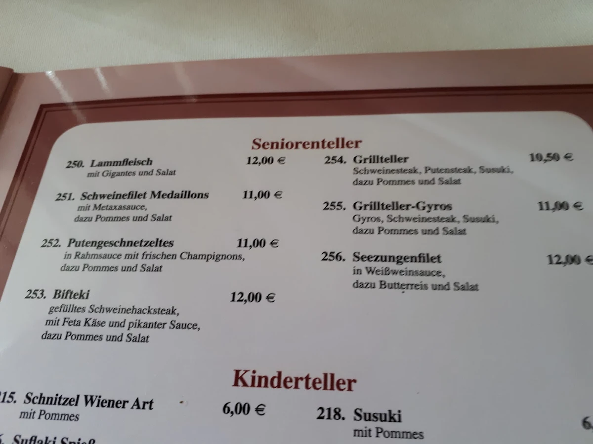 Speisekarte photo 3
