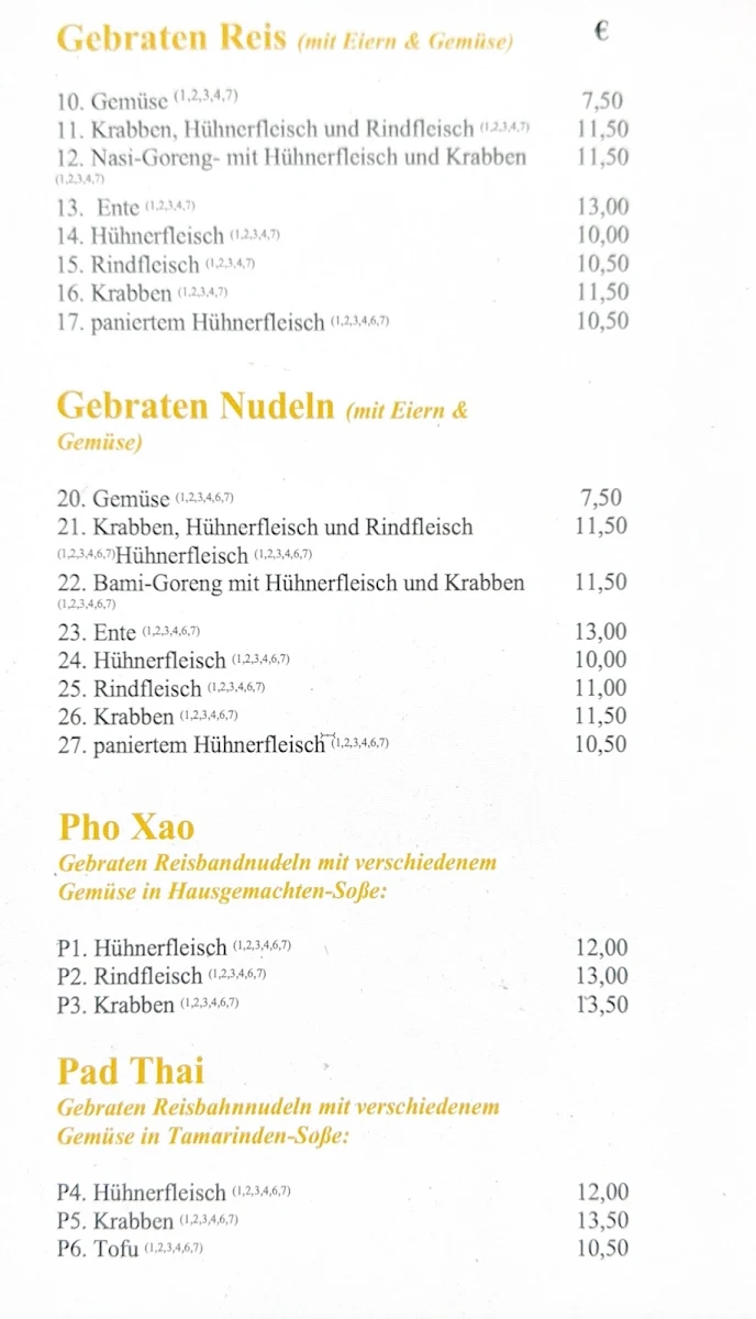 Speisekarte photo 1