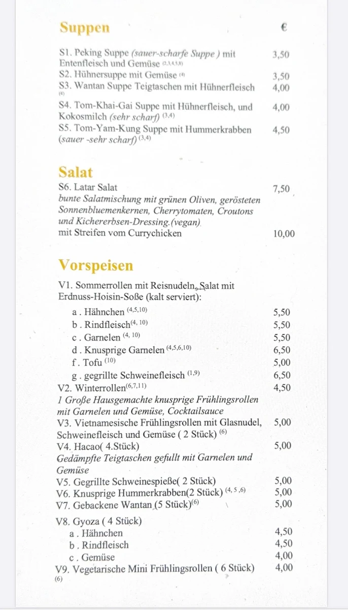 Speisekarte photo 2