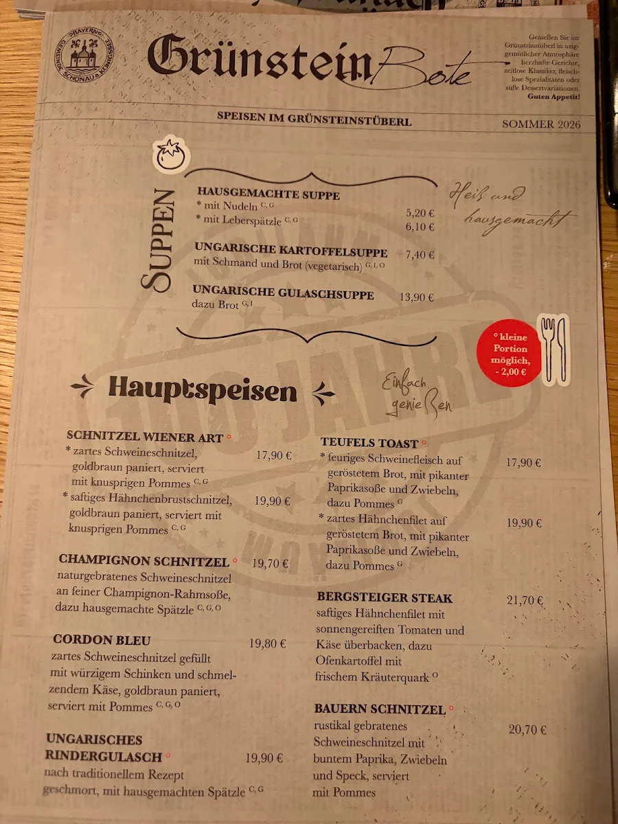 Speisekarte photo 3