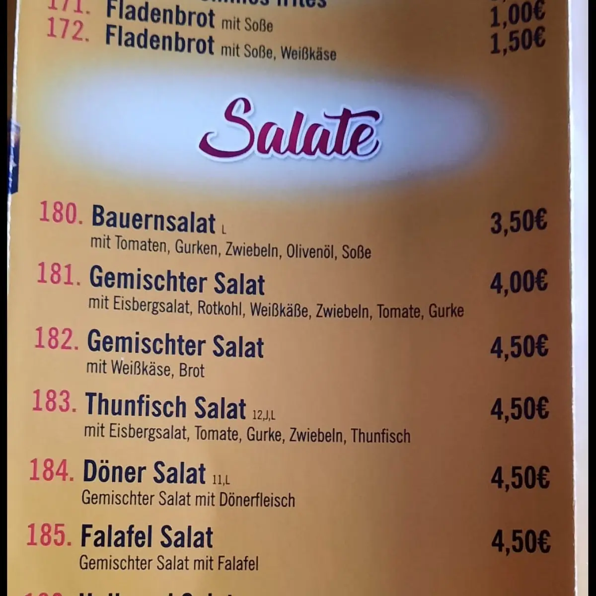 Speisekarte photo 4