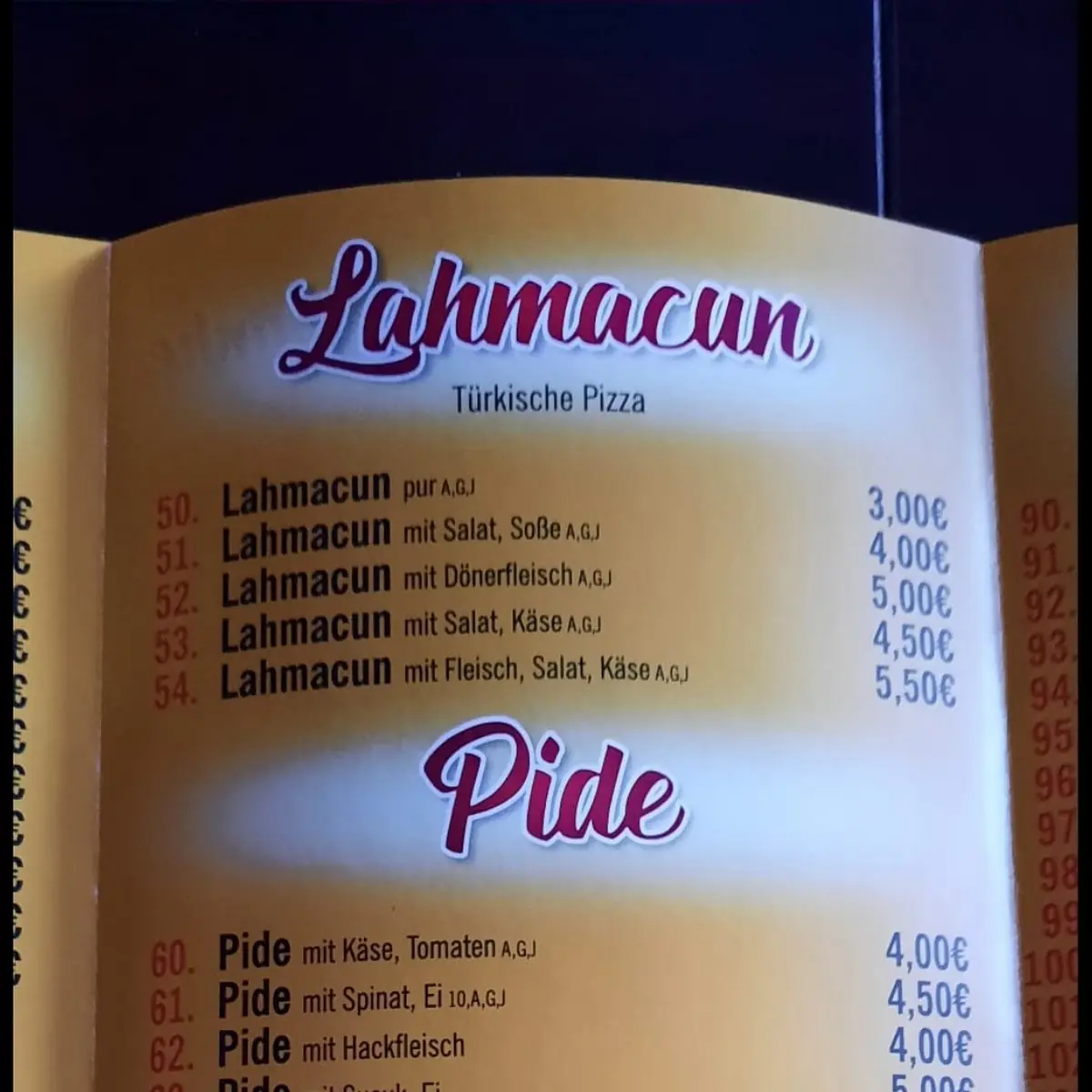 Speisekarte photo 6