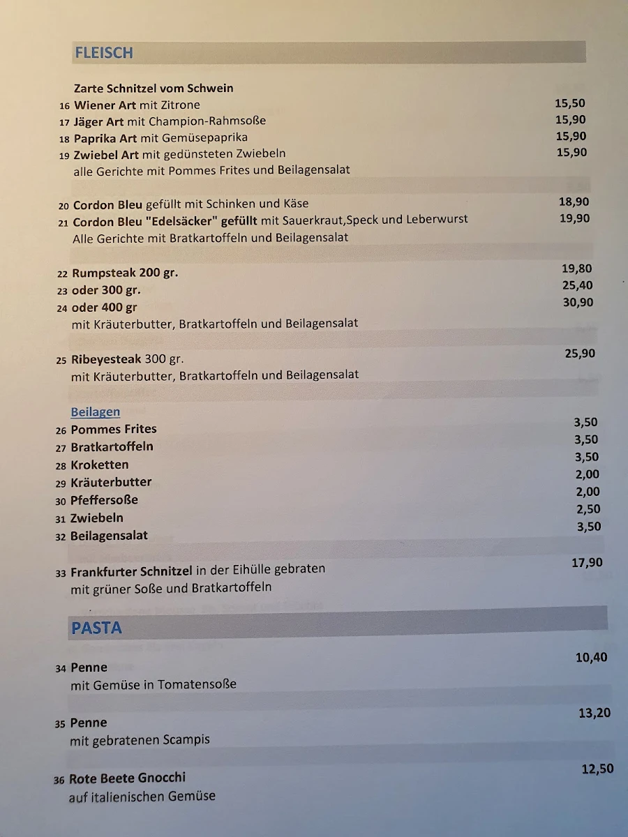 Speisekarte photo 8