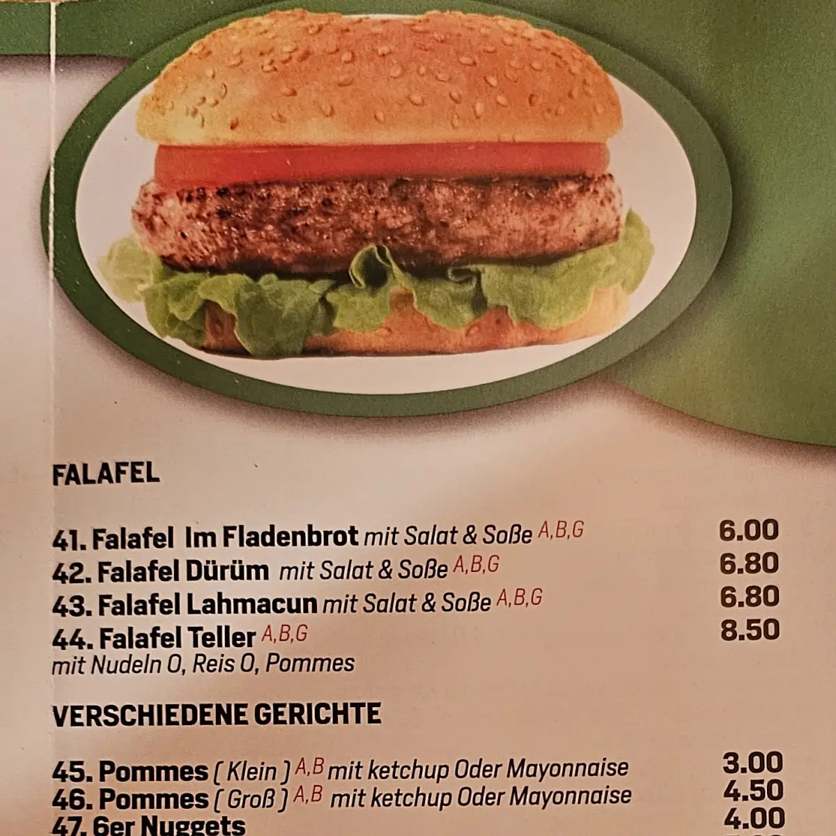 Speisekarte photo 2