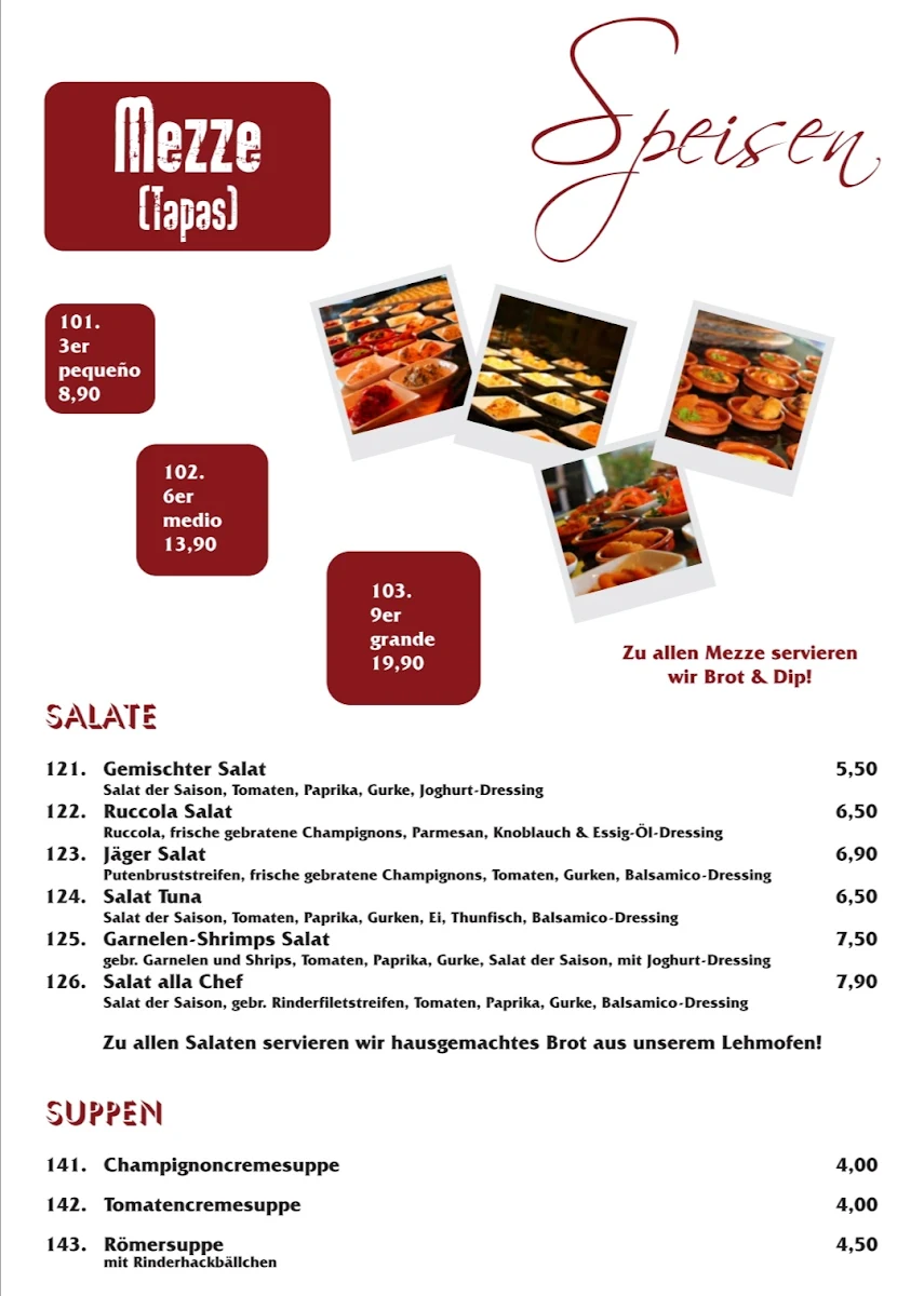 Speisekarte photo 2