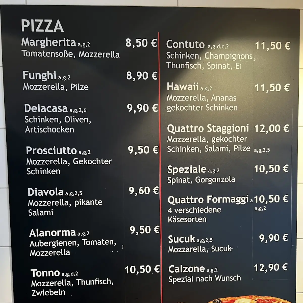 Speisekarte photo 2