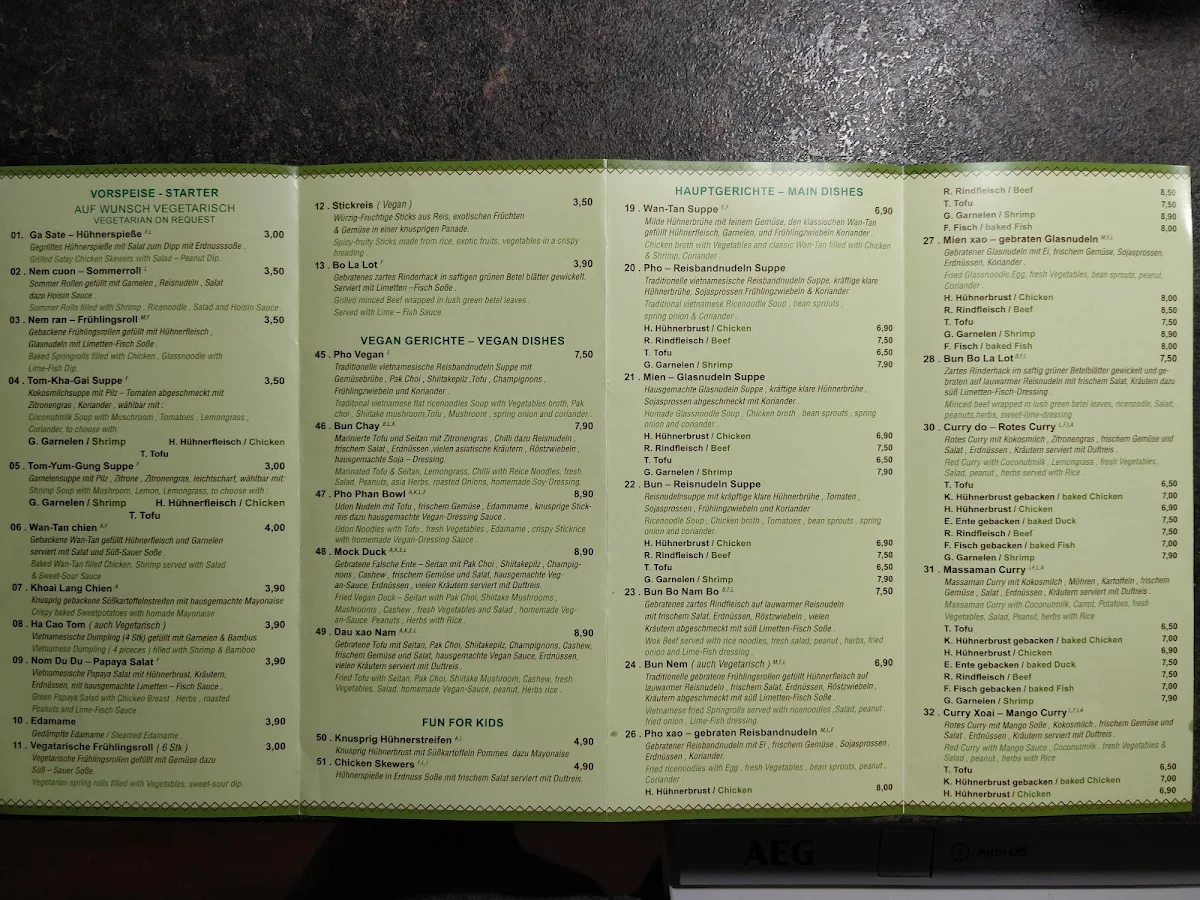Speisekarte photo 3