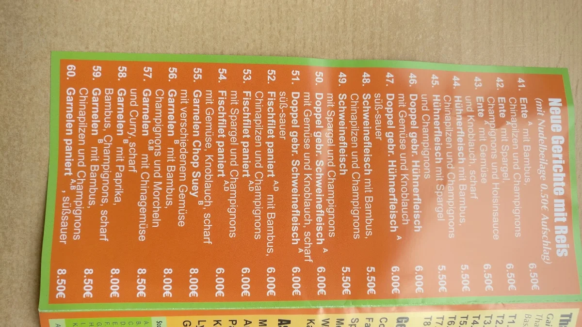 Speisekarte photo 10