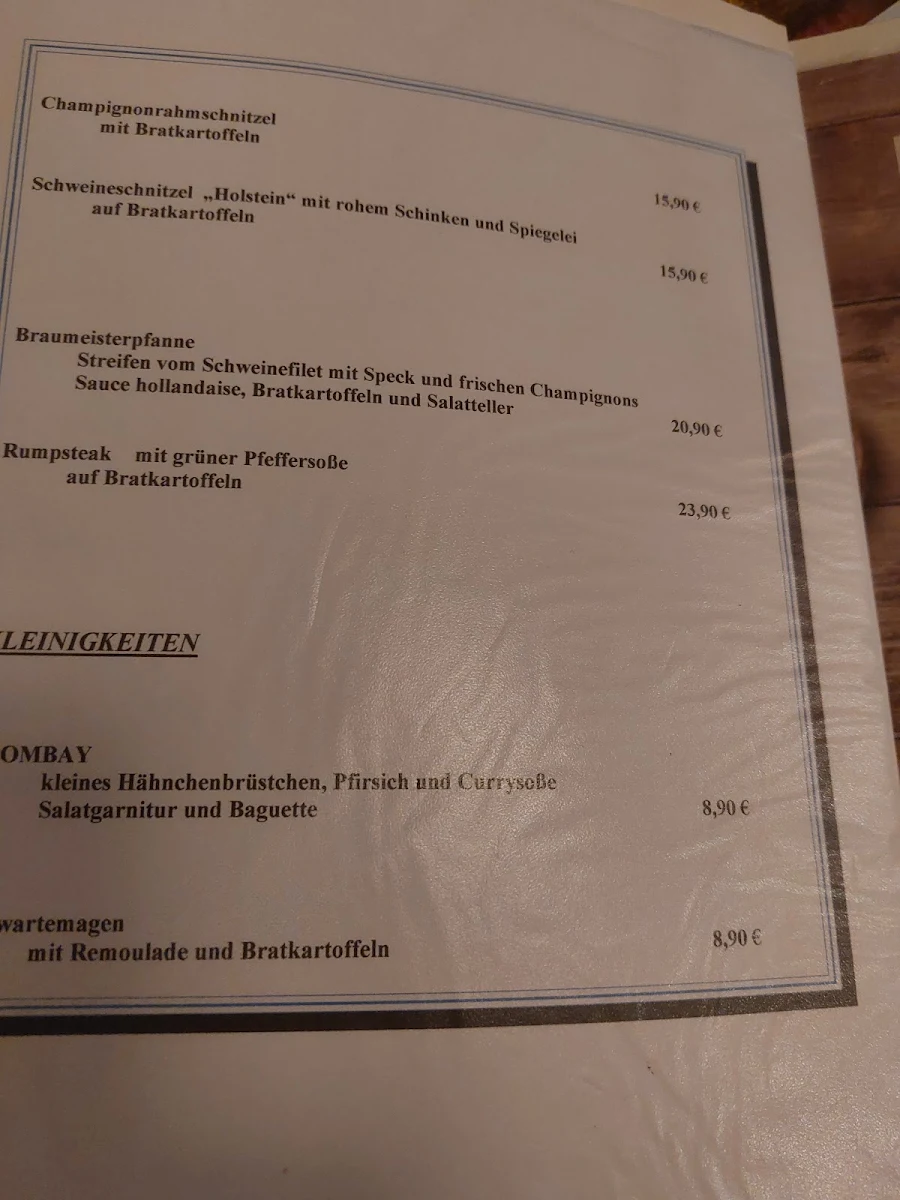 Speisekarte photo 2