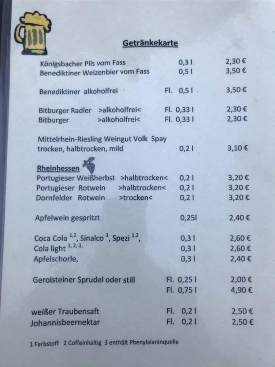 Speisekarte photo 3