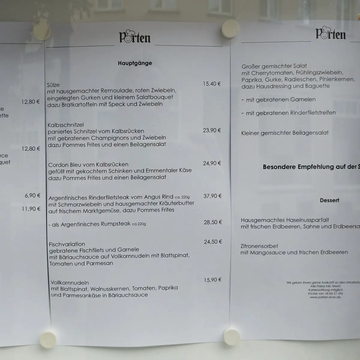 Speisekarte photo 1