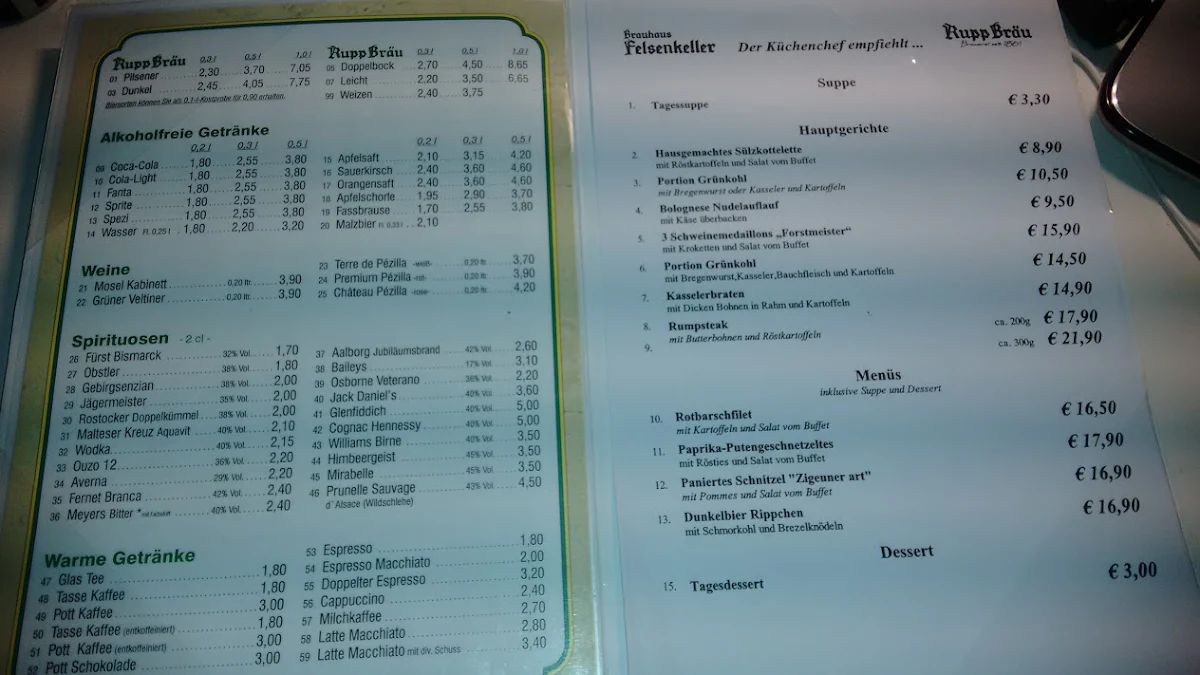 Speisekarte photo 5