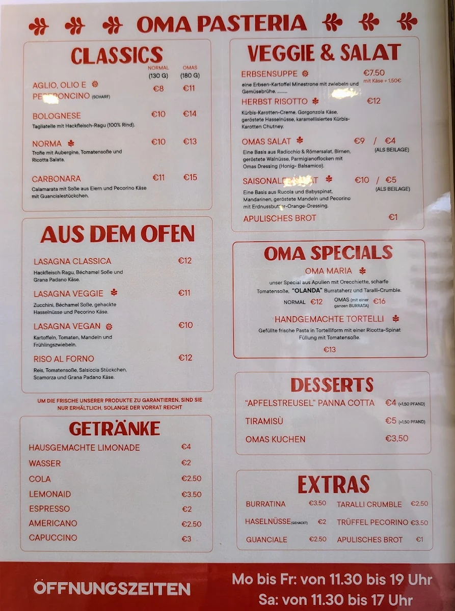 Speisekarte photo 2