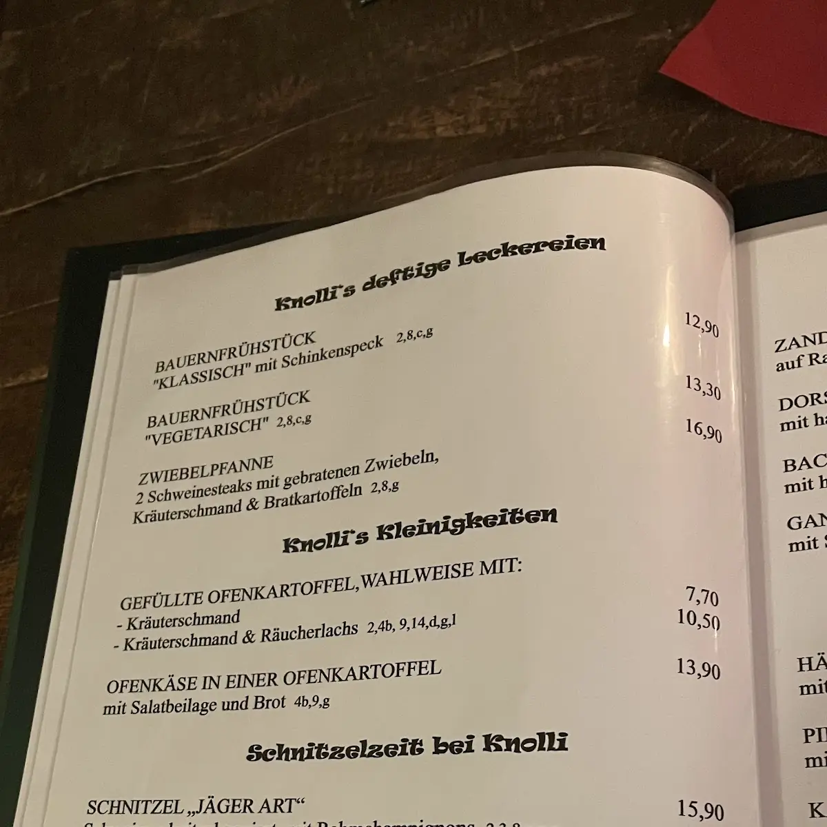 Speisekarte photo 4