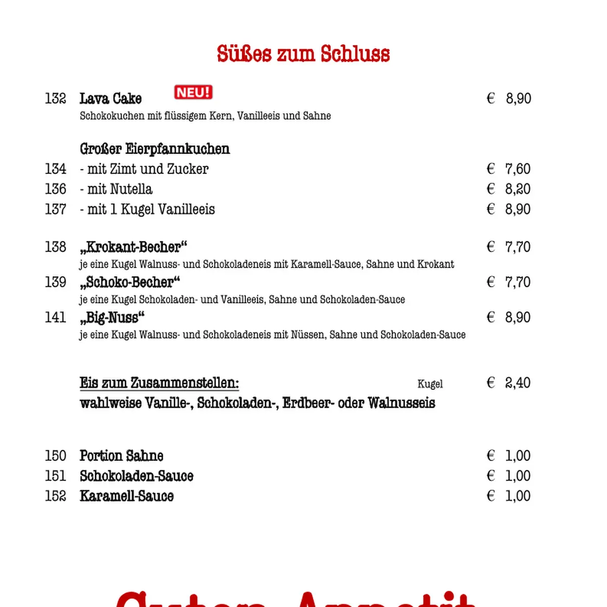 Speisekarte photo 7