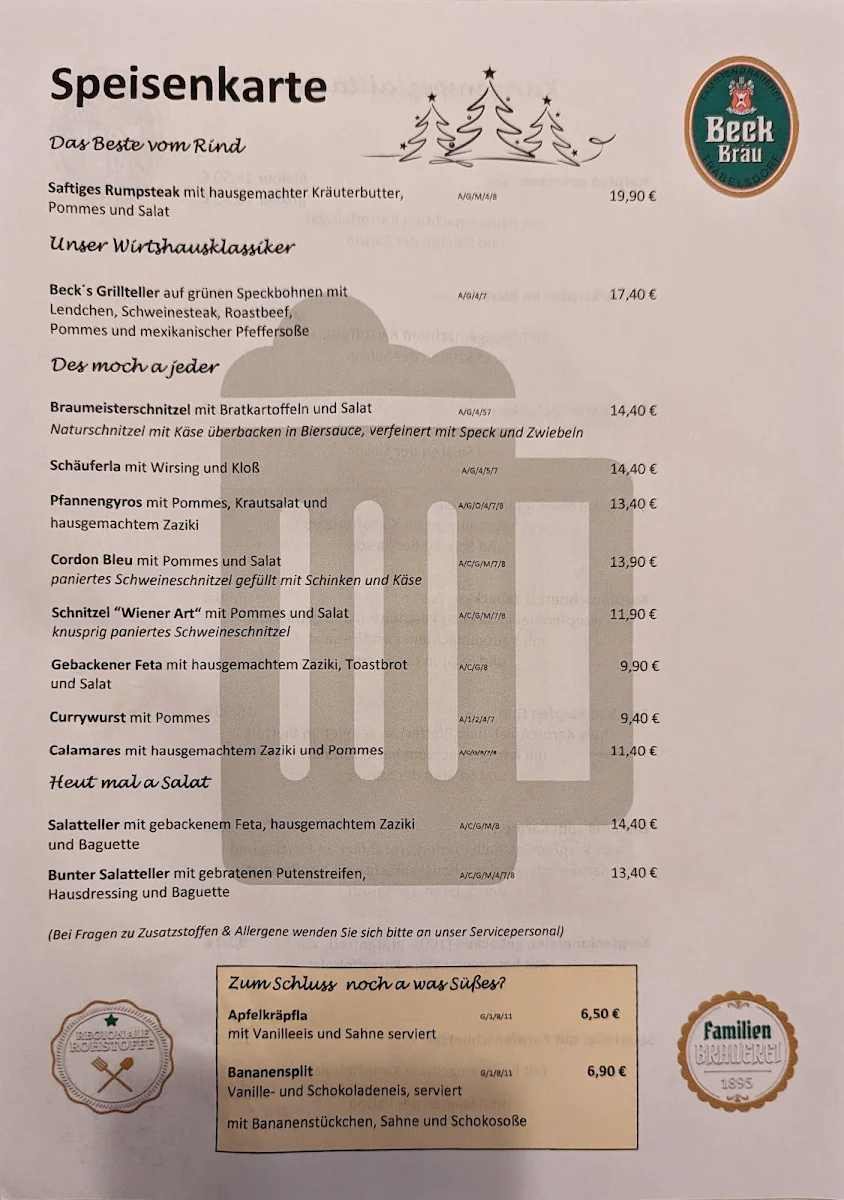 Speisekarte photo 1