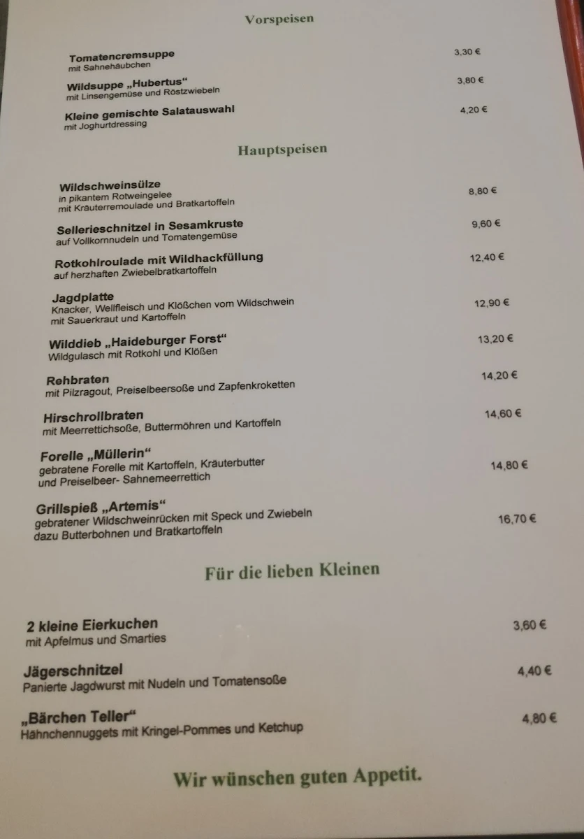Speisekarte photo 1