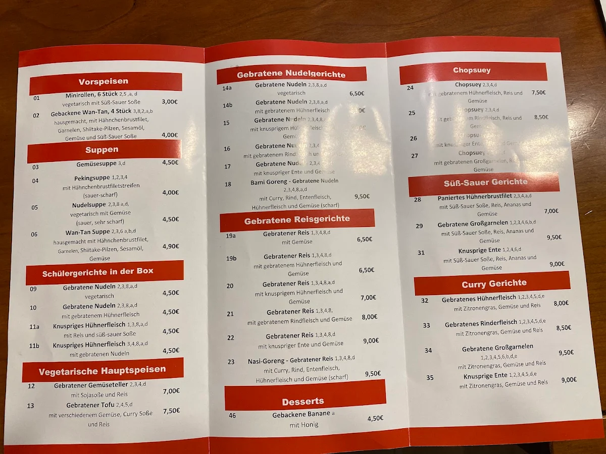 Speisekarte photo 1