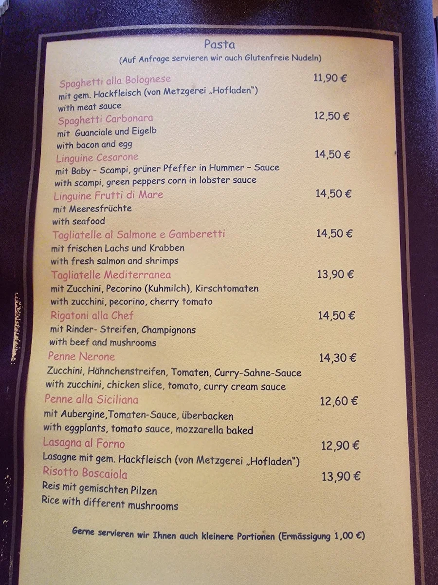 Speisekarte photo 1