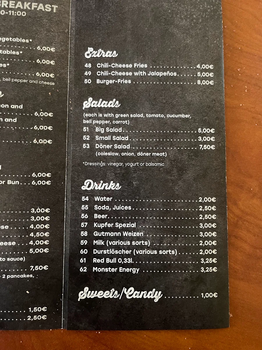 Speisekarte photo 2