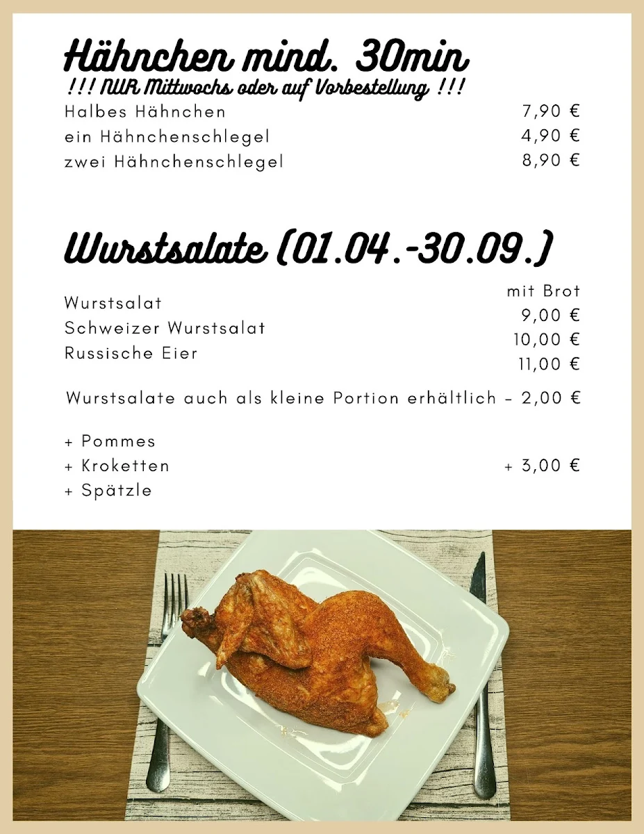 Speisekarte photo 4