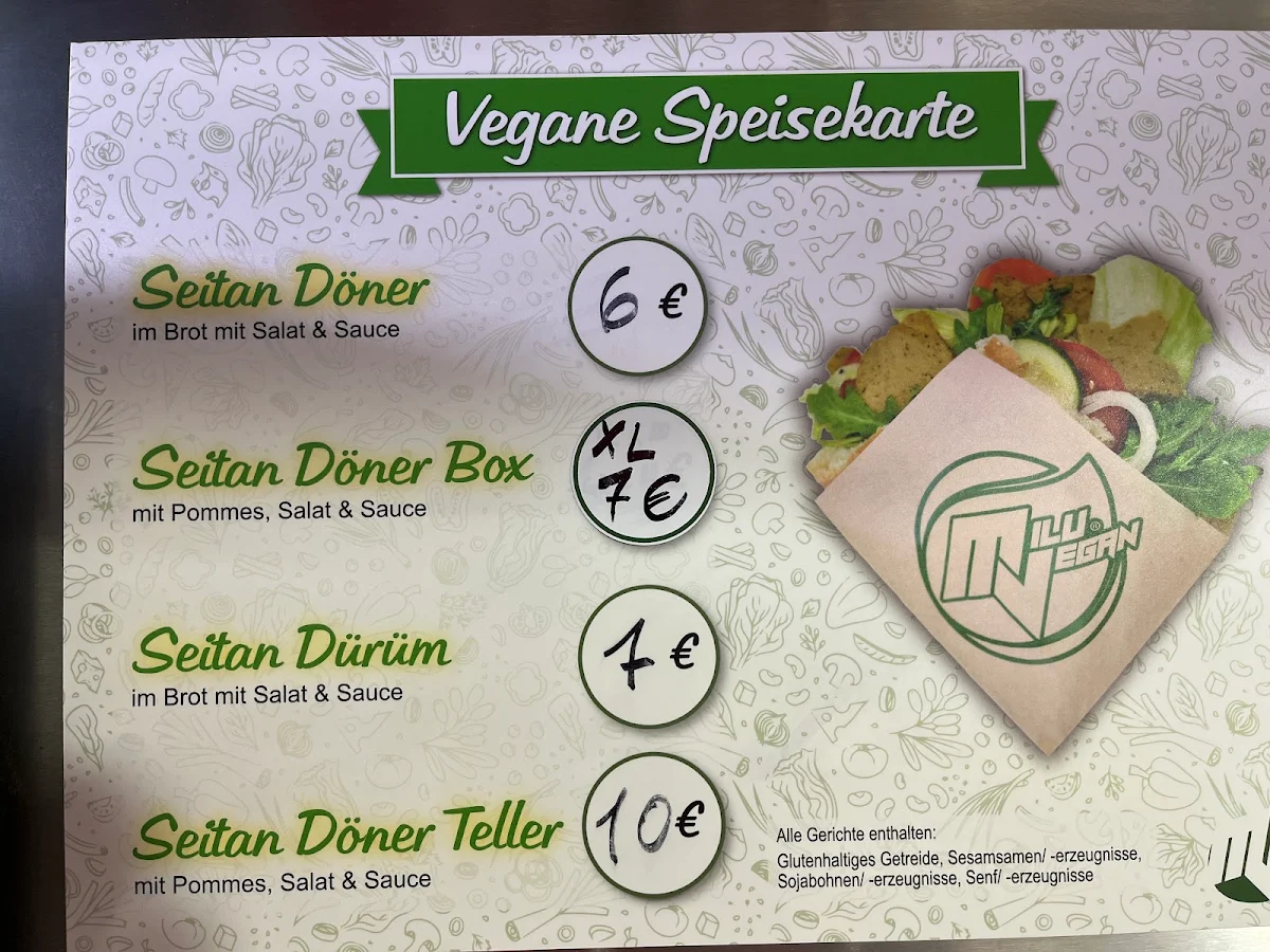 Speisekarte, Mervan Bistro