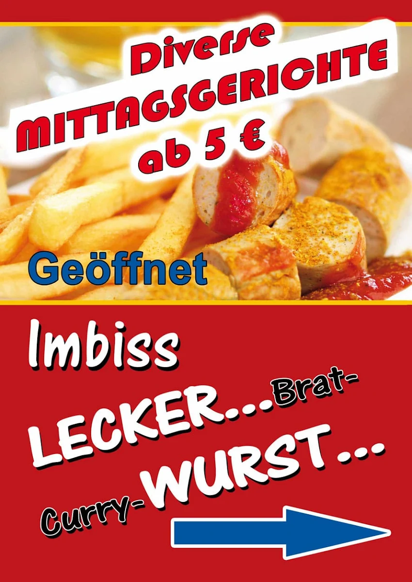 Speisekarte, LECKER WURST