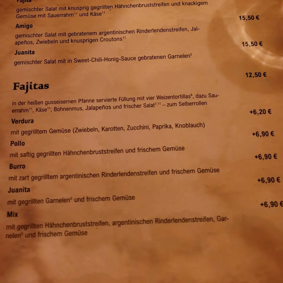 Speisekarte photo 9
