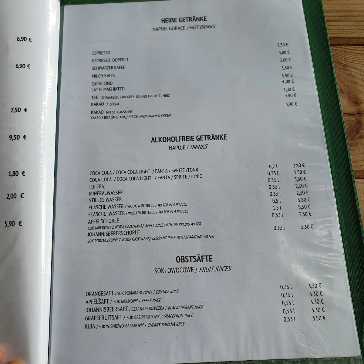 Speisekarte photo 1