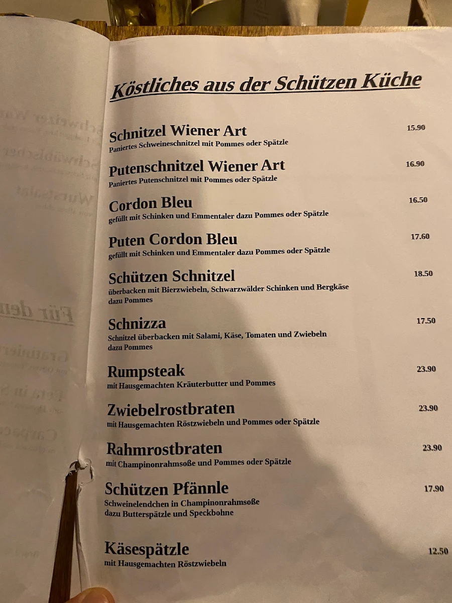 Speisekarte photo 2