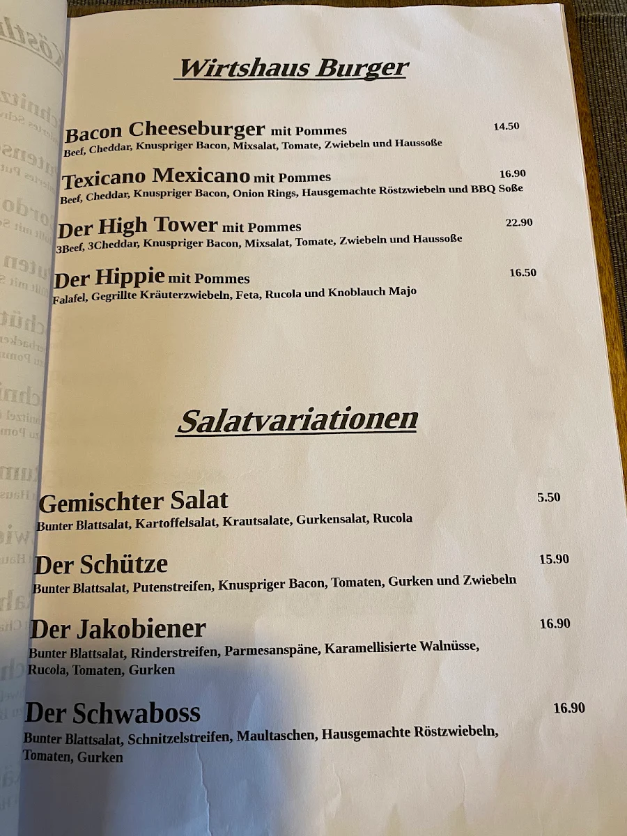 Speisekarte photo 5