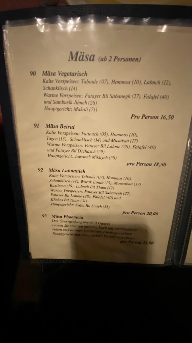 Speisekarte photo 2