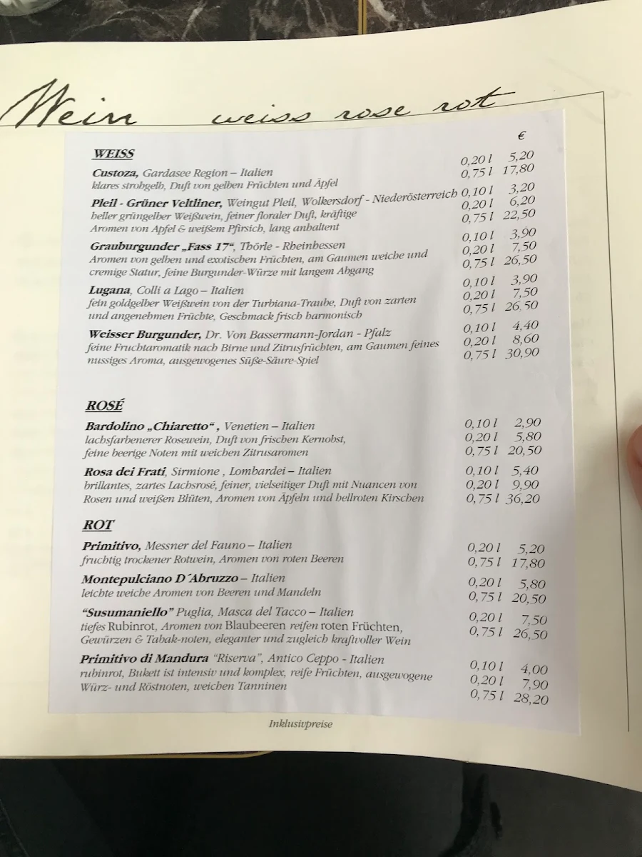Speisekarte photo 4