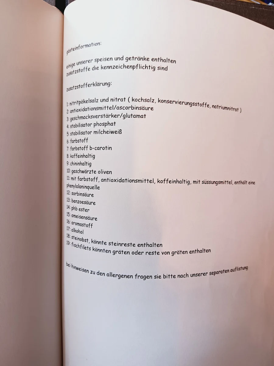 Speisekarte photo 6