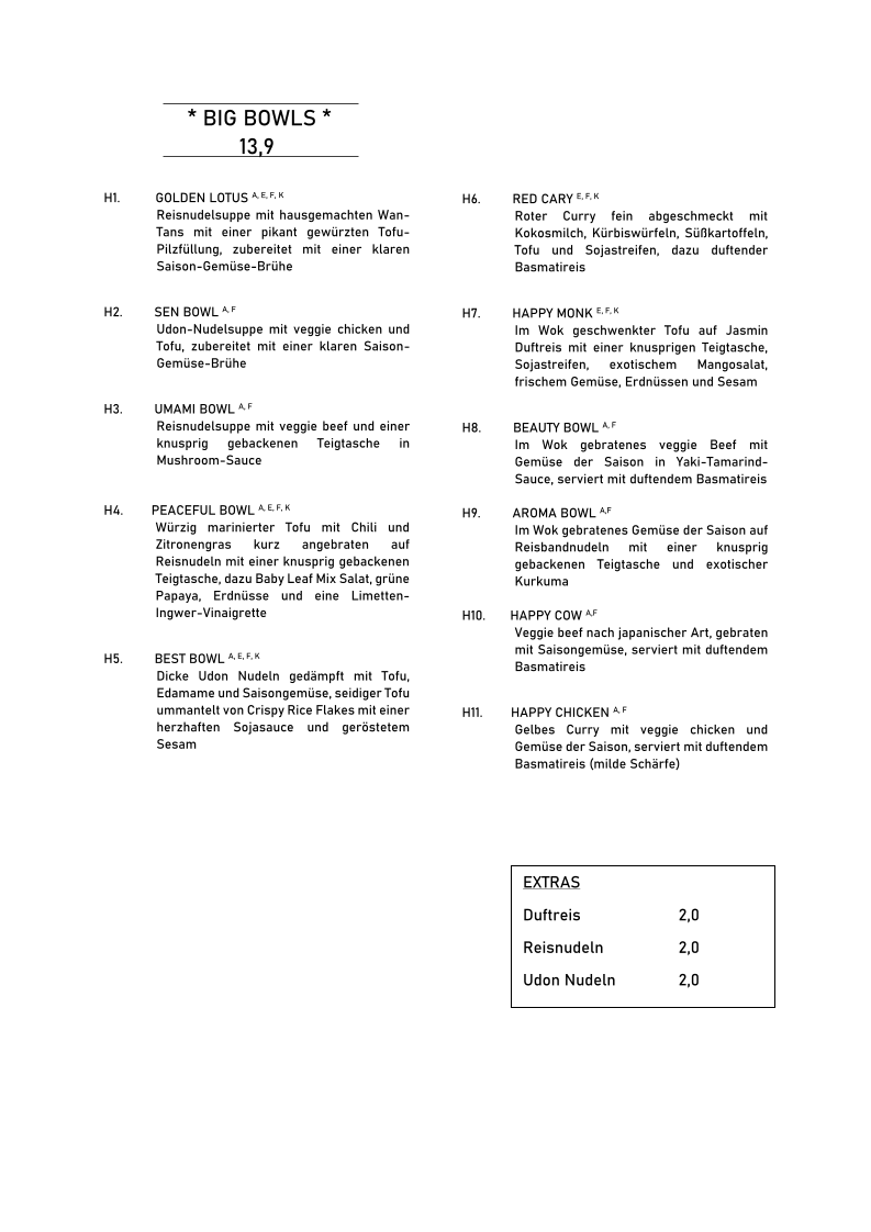 Speisekarte photo 2