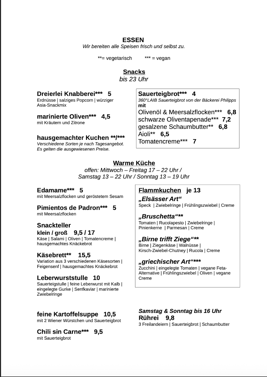 Speisekarte photo 2