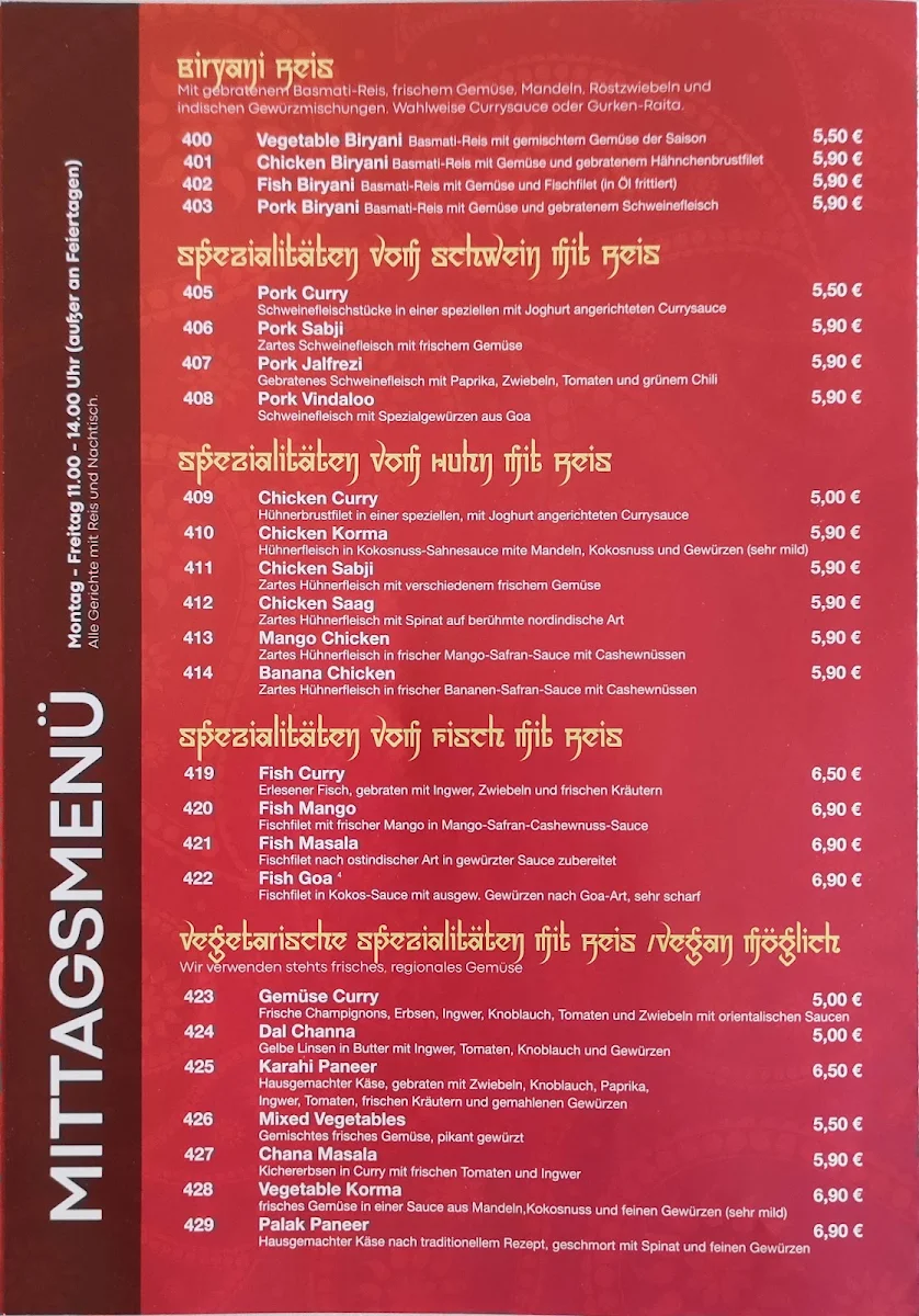 Speisekarte photo 3