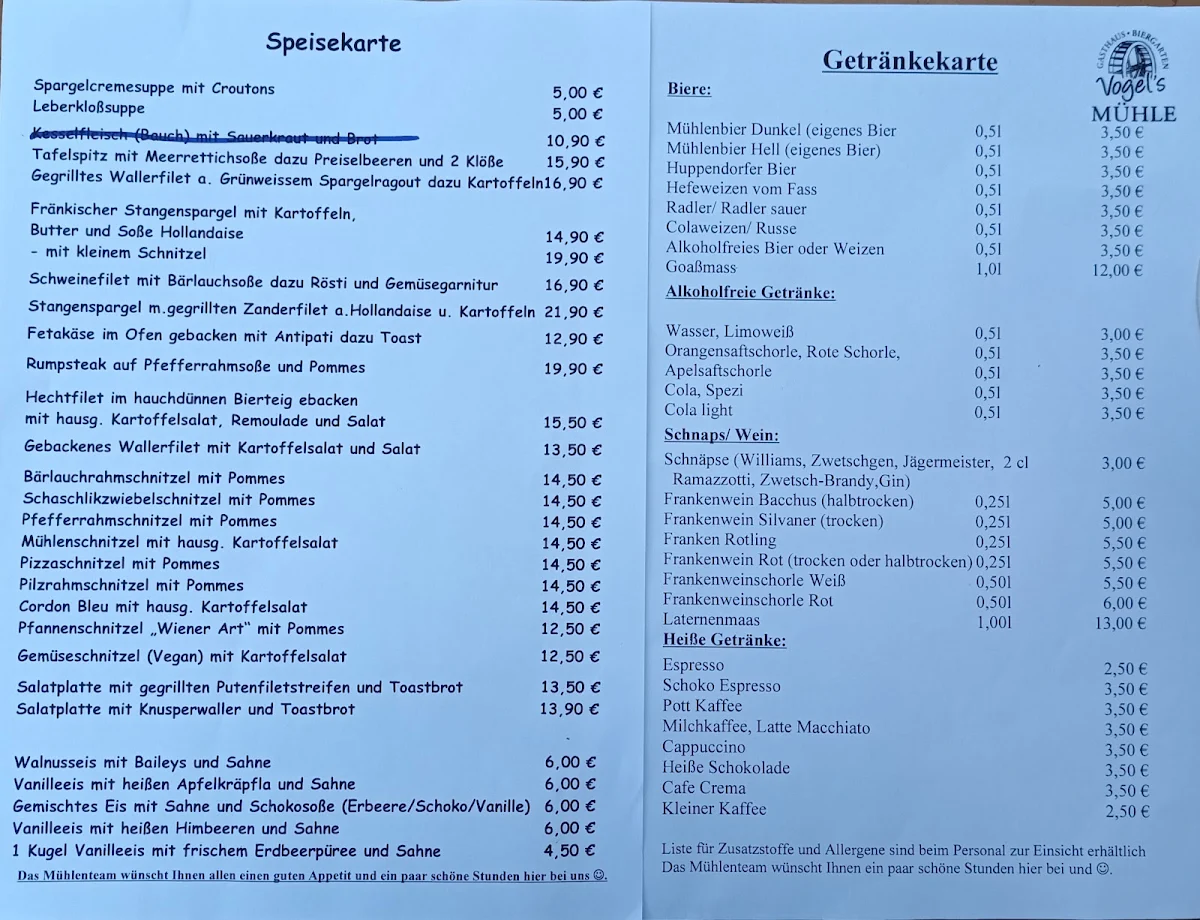 Speisekarte photo 1