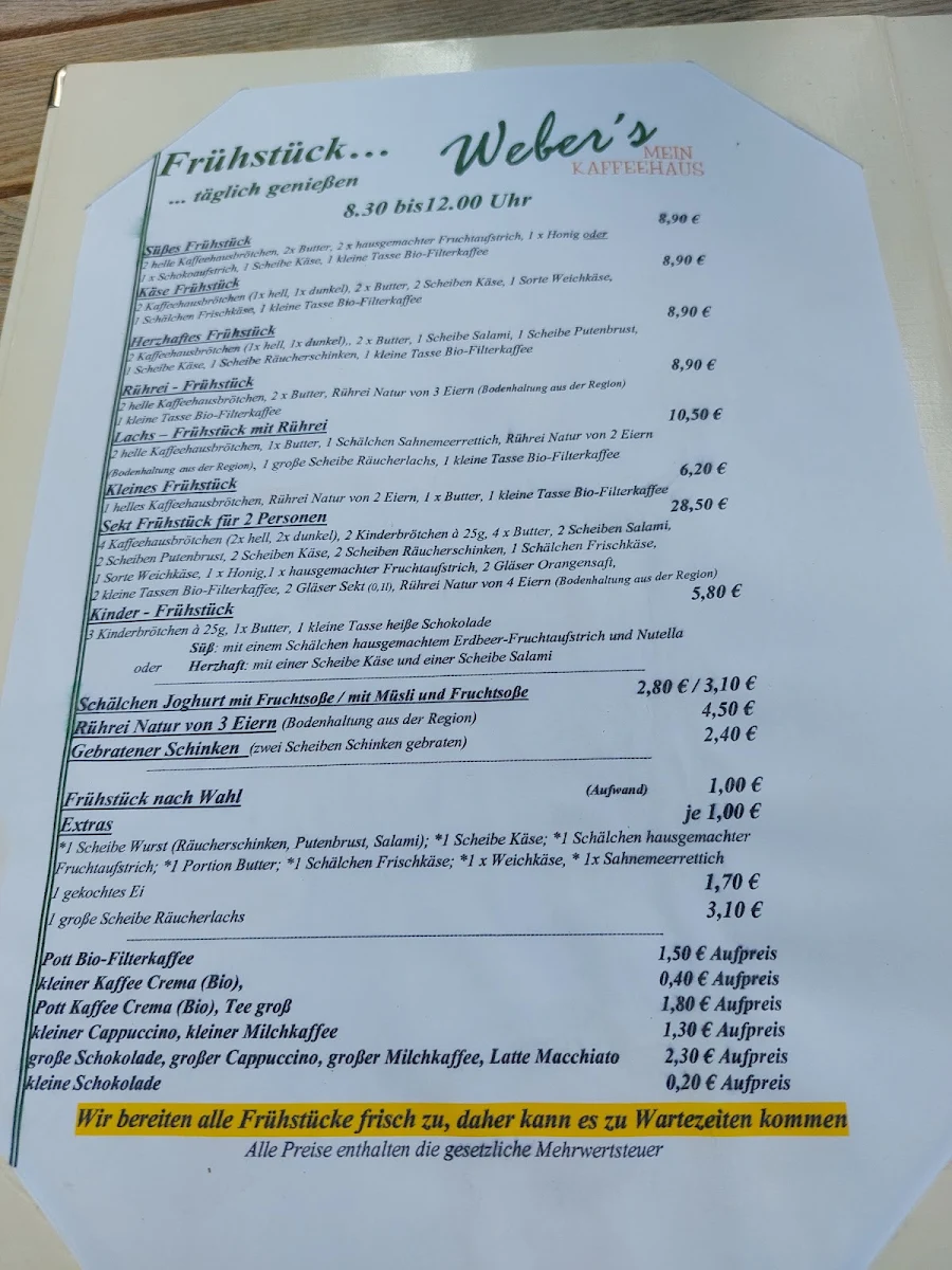 Speisekarte photo 1