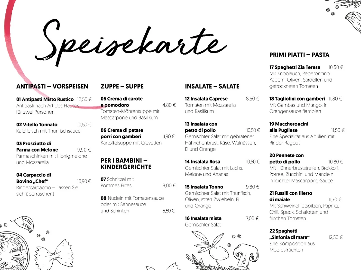 Speisekarte photo 2
