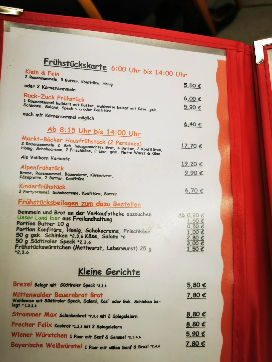 Speisekarte photo 1