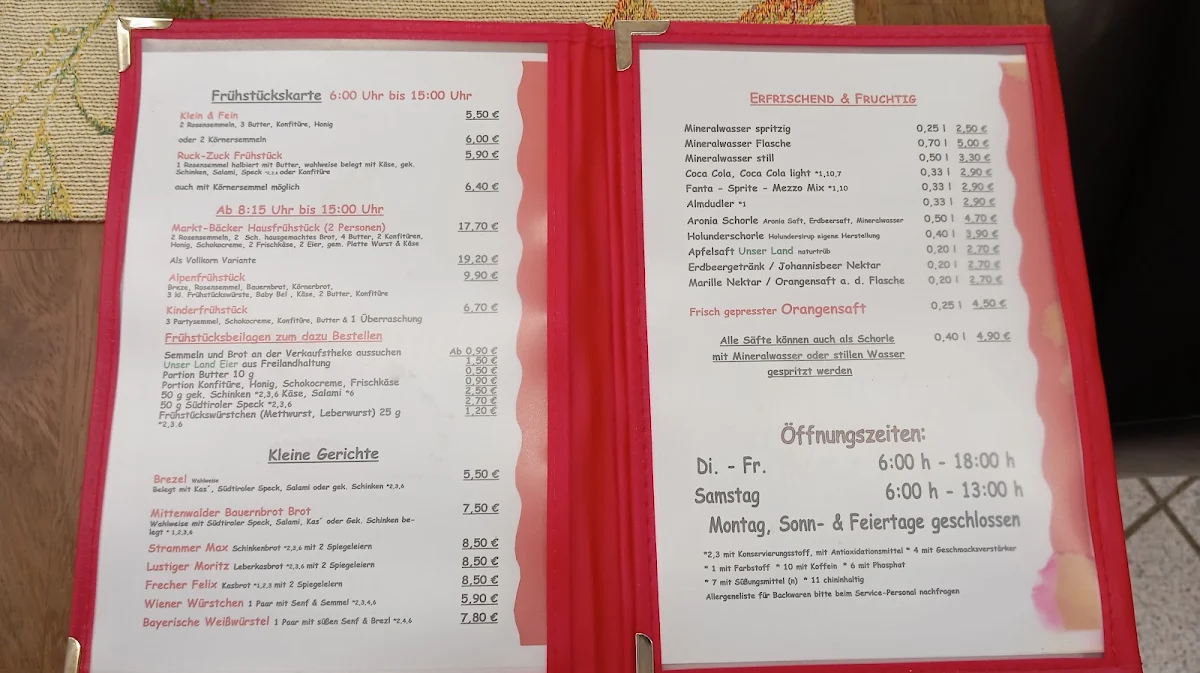 Speisekarte photo 2
