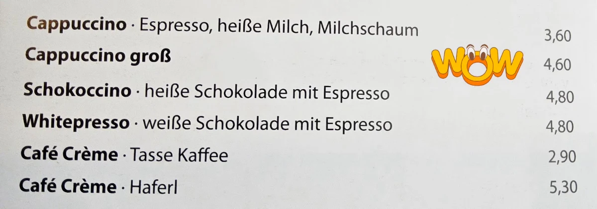 Speisekarte photo 1