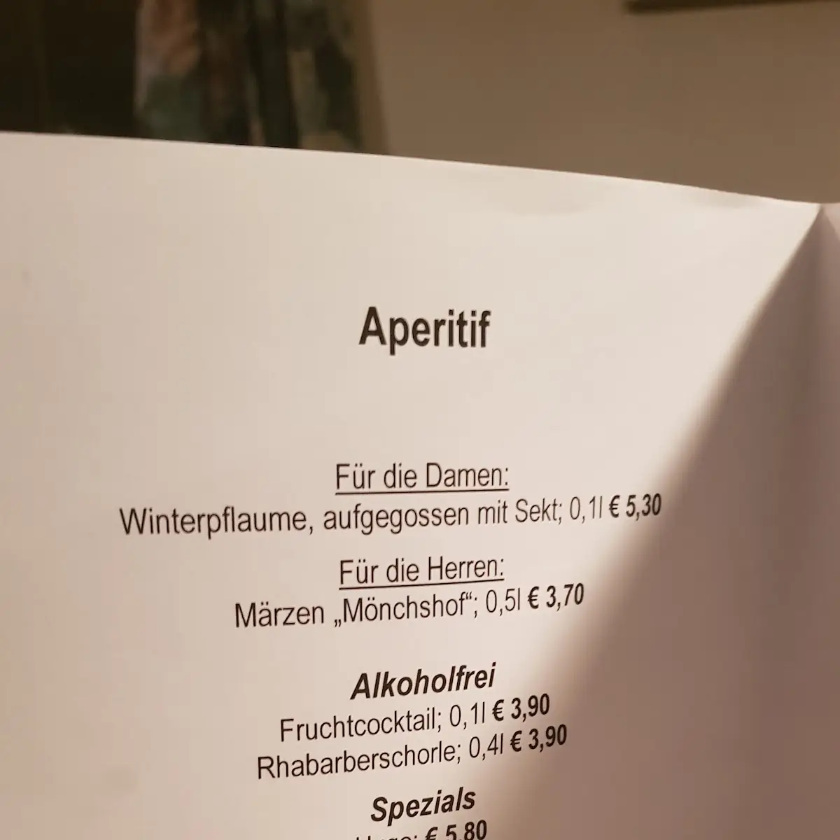 Speisekarte photo 3