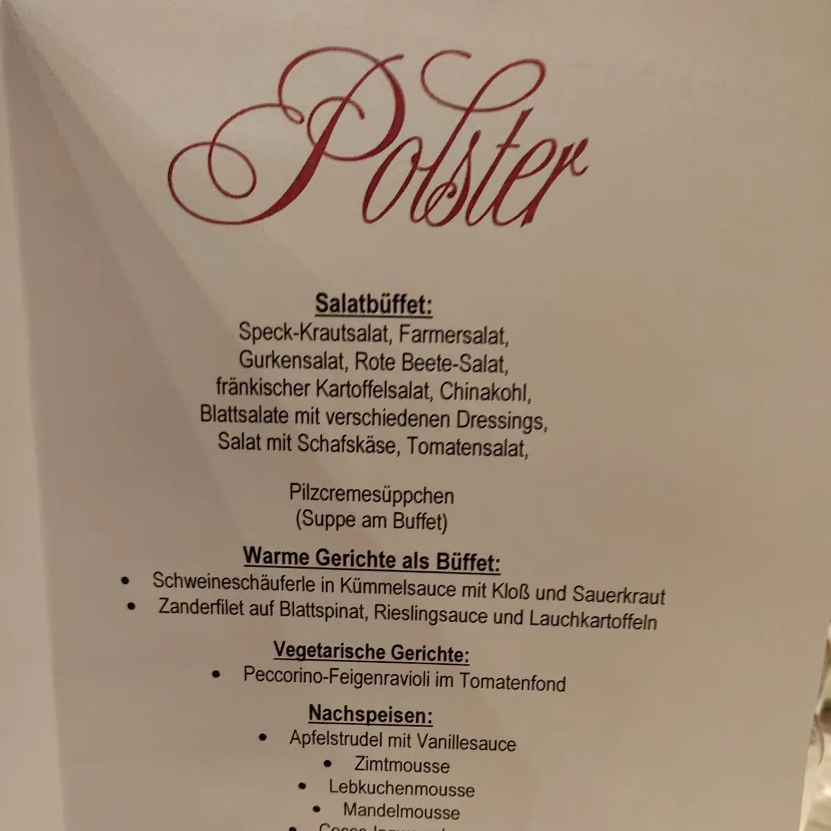 Speisekarte photo 4